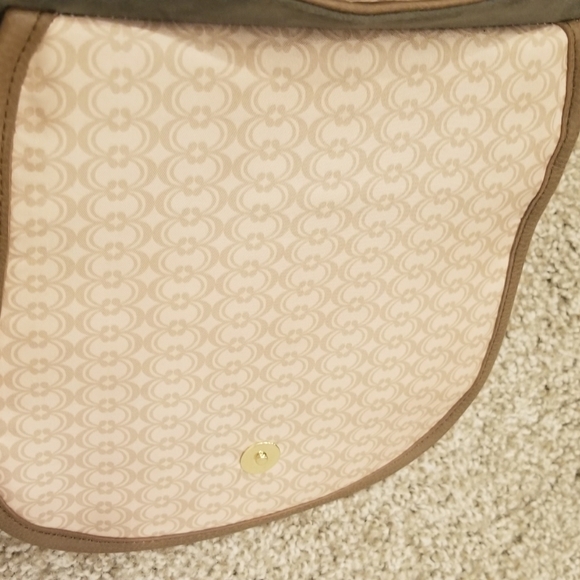 💖💥New to the closet💥💖NWOT Olive green Suede handbag - Picture 8 of 15